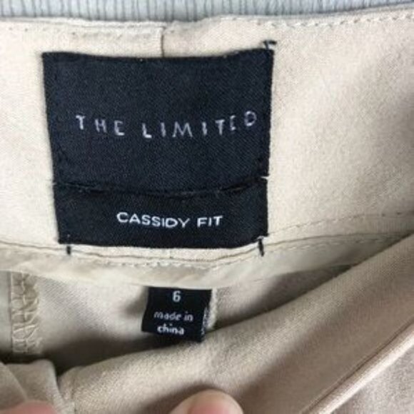 The Limited Cassidy Fit Capri Pants Beige Size 6 Womens Classic Style - Picture 3 of 4
